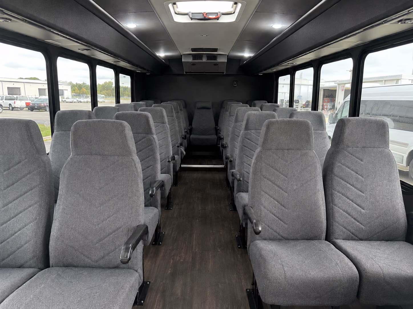 suffolk 18 passenger minibus interior