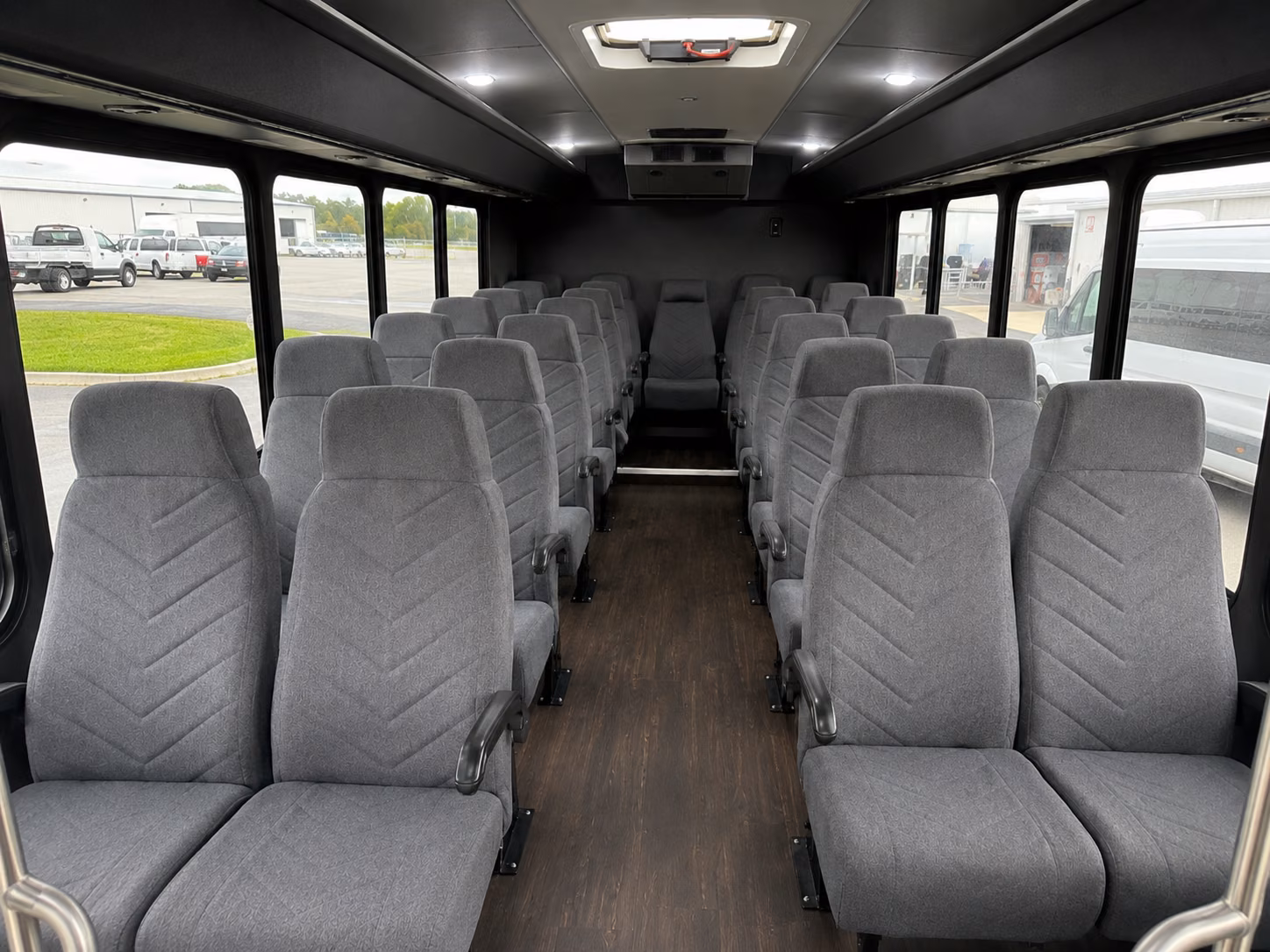 suffolk 20 passenger minibus inside
