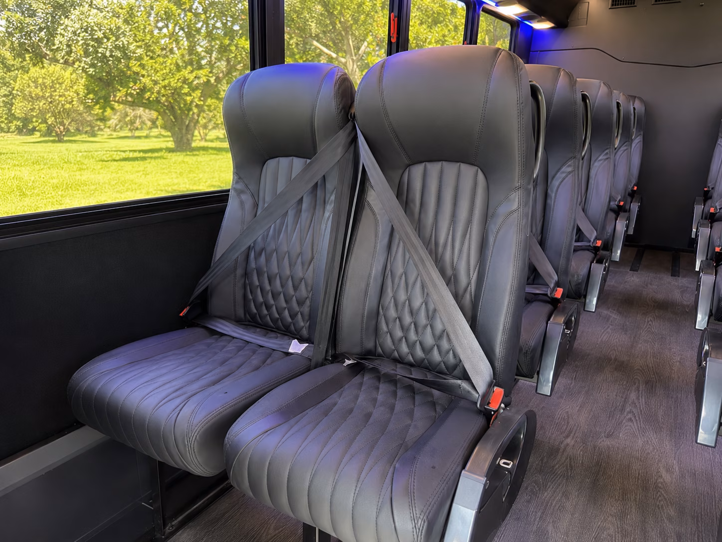 suffolk 20 passenger minibus interior