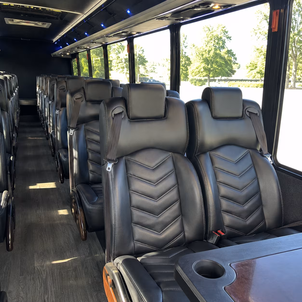 suffolk 25 passenger minibus inside