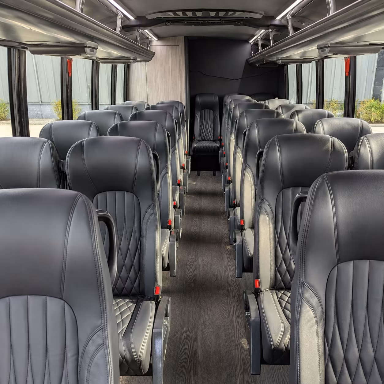 suffolk 30 passenger minibus interior