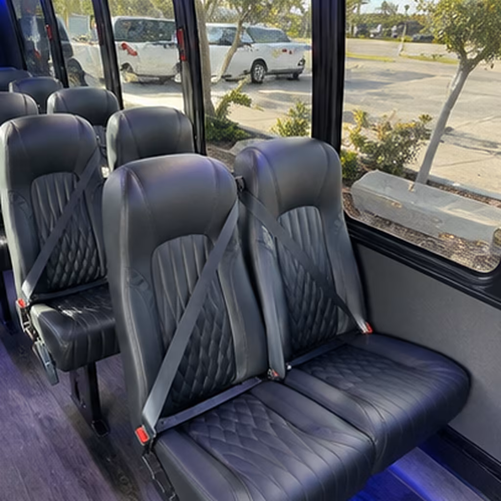 suffolk 35 passenger minibus inside
