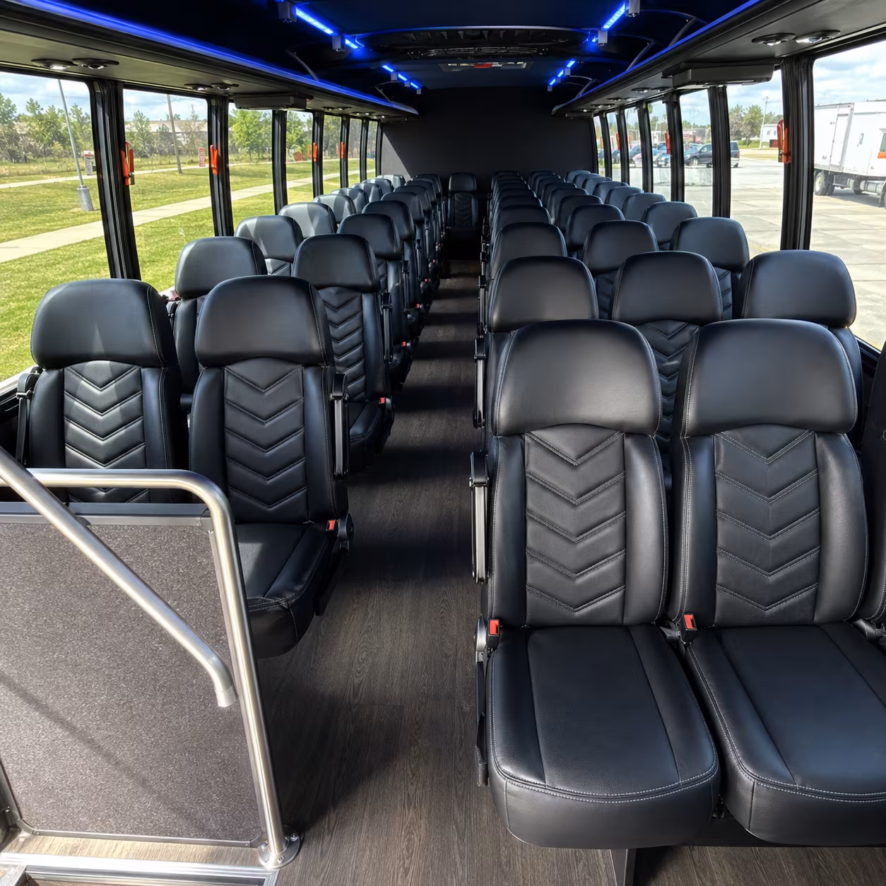 suffolk 35 passenger minibus interior