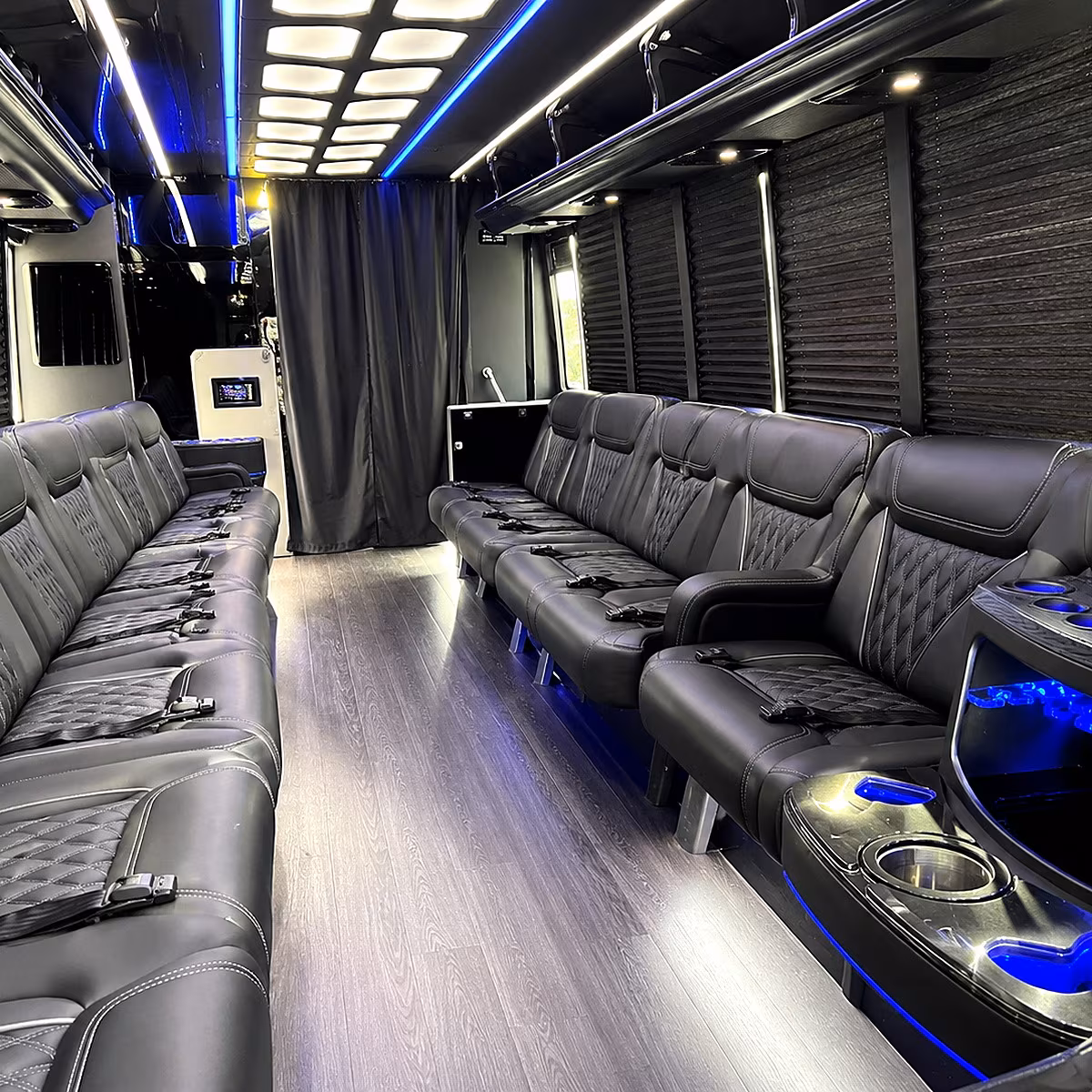 suffolk party bus interior