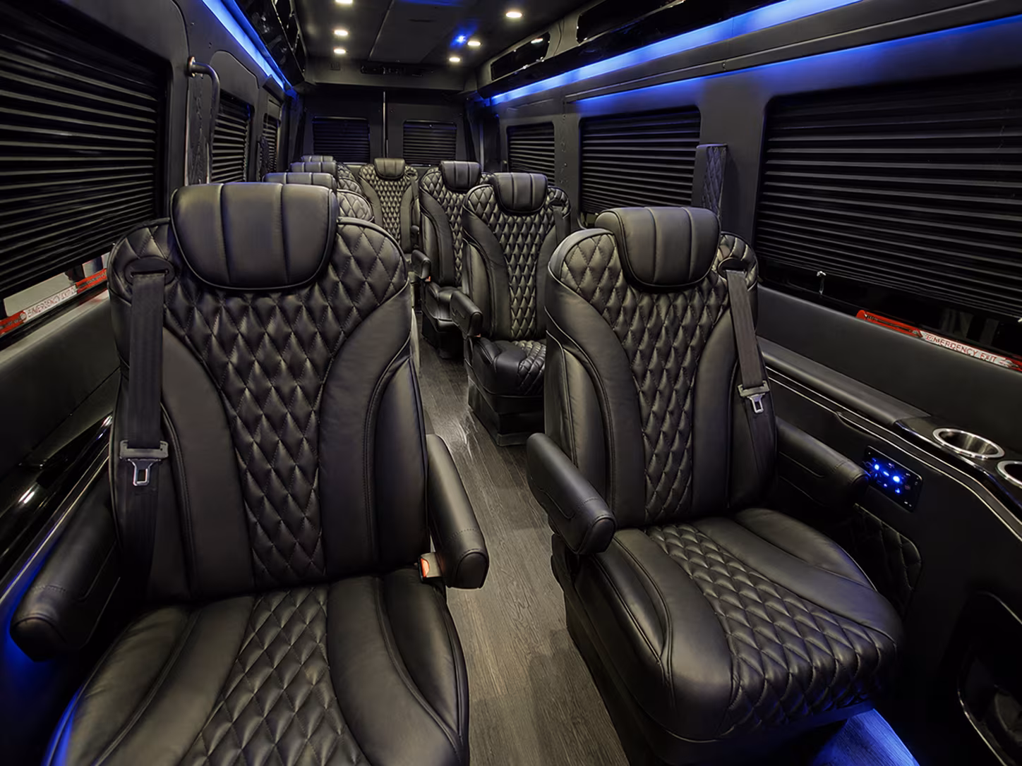 suffolk sprinter van with driver inside