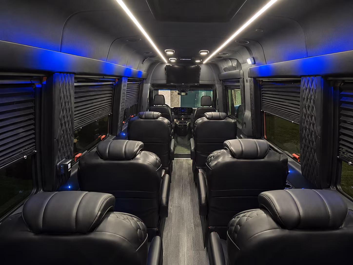 suffolk sprinter van with driver interior