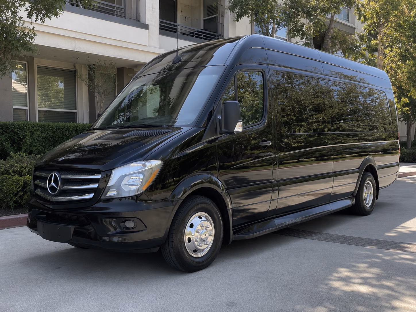 suffolk sprinter van with driver